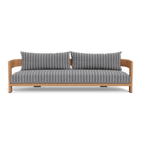 Victoria Teak 3 Seat Sofa