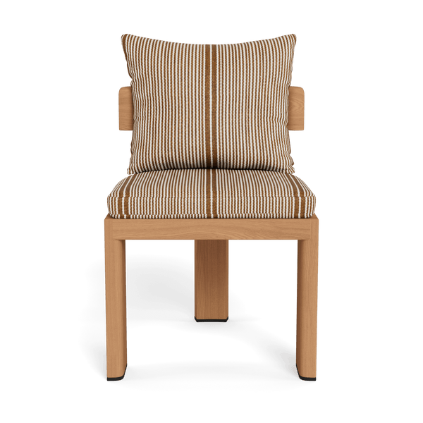 Victoria Teak Armless Dining Chair | Teak Natural, Bateau Teak,