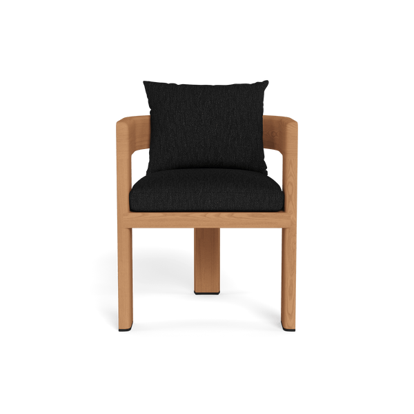 Victoria Teak Dining Chair | Teak Natural, Pebble Charcoal,