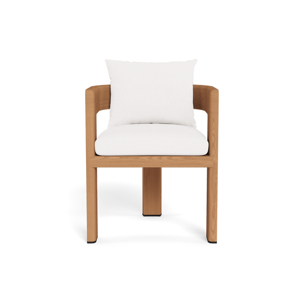Victoria Teak Dining Chair | Teak Natural, Pebble White,