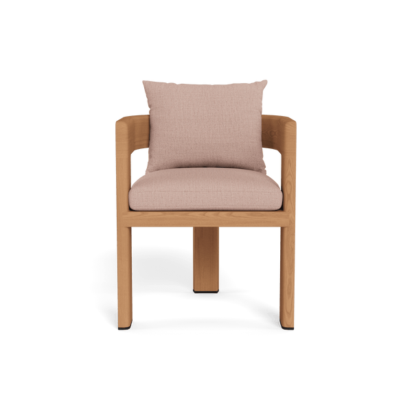 Victoria Teak Dining Chair | Teak Natural, Stirling Powder,