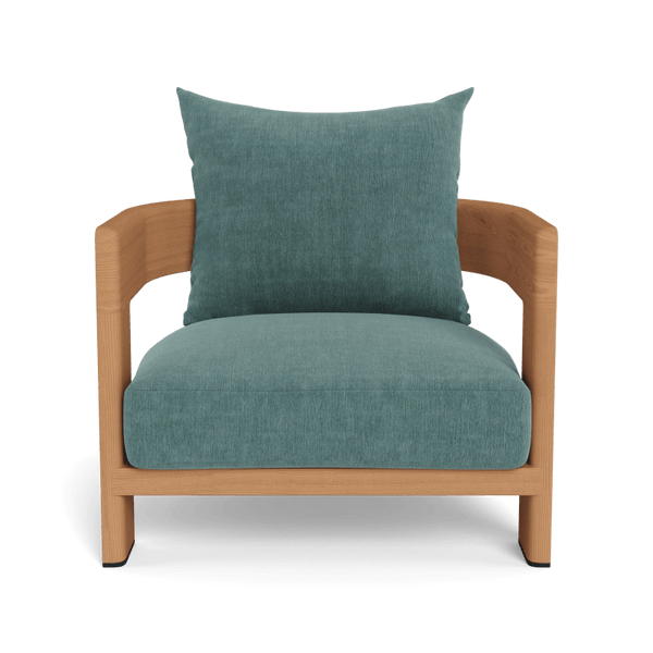 Victoria Teak Lounge Chair | Teak Natural, Altona Dew,