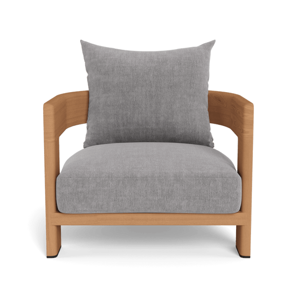 Victoria Teak Lounge Chair | Teak Natural, Altona Dove,