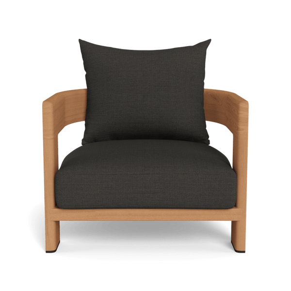 Victoria Teak Lounge Chair | Teak Natural, Monterey Charcoal,