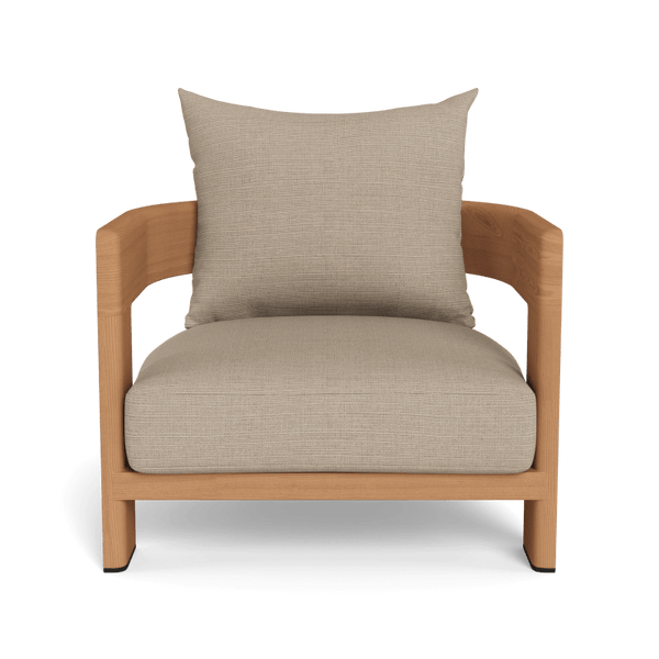 Victoria Teak Lounge Chair | Teak Natural, Monterey Sand,