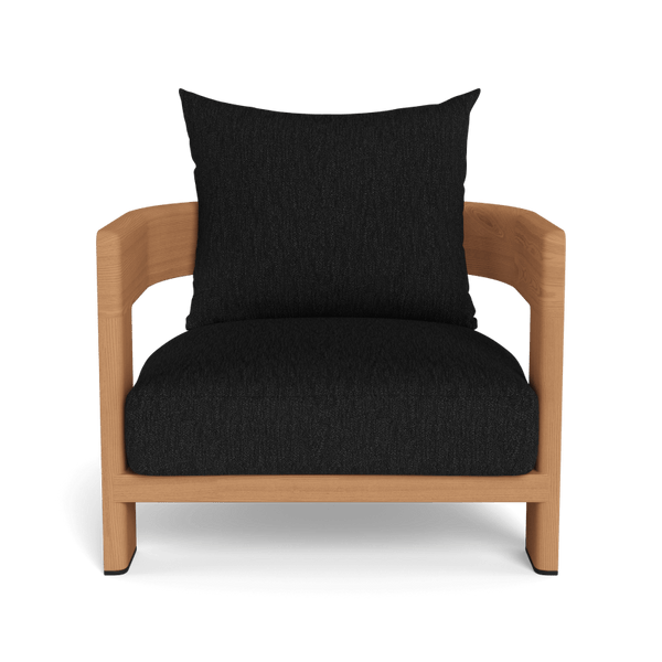 Victoria Teak Lounge Chair | Teak Natural, Pebble Charcoal,