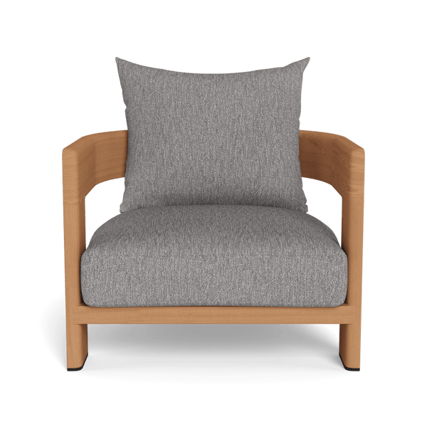 Victoria Teak Lounge Chair | Teak Natural, Pebble Fog,
