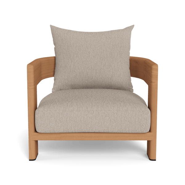 Victoria Teak Lounge Chair | Teak Natural, Pebble Sand,