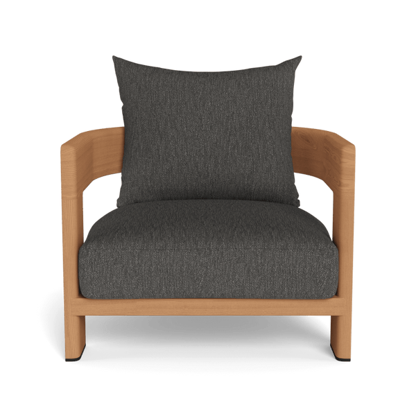 Victoria Teak Lounge Chair | Teak Natural, Pebble Smoke,