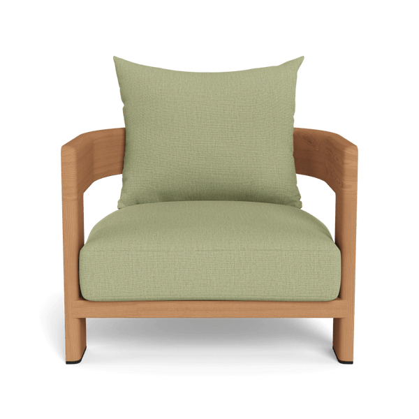 Victoria Teak Lounge Chair | Teak Natural, Stirling Sage,