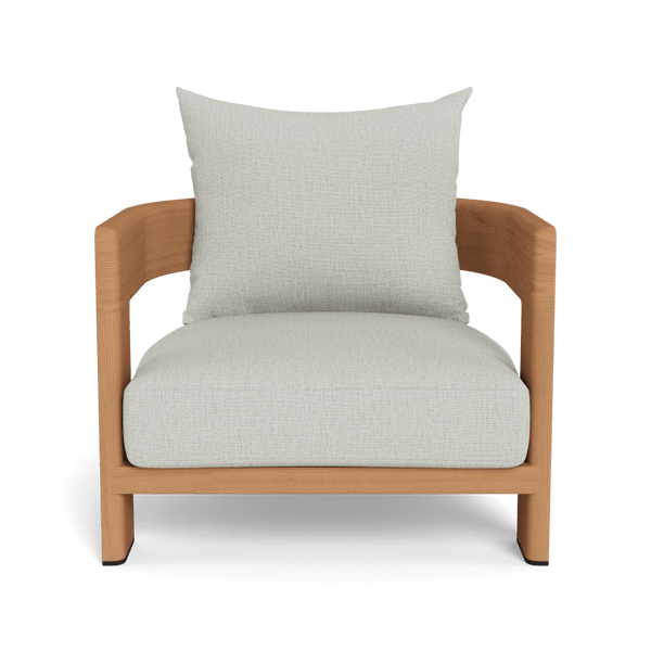 Victoria Teak Lounge Chair | Teak Natural, Stirling Smoke,