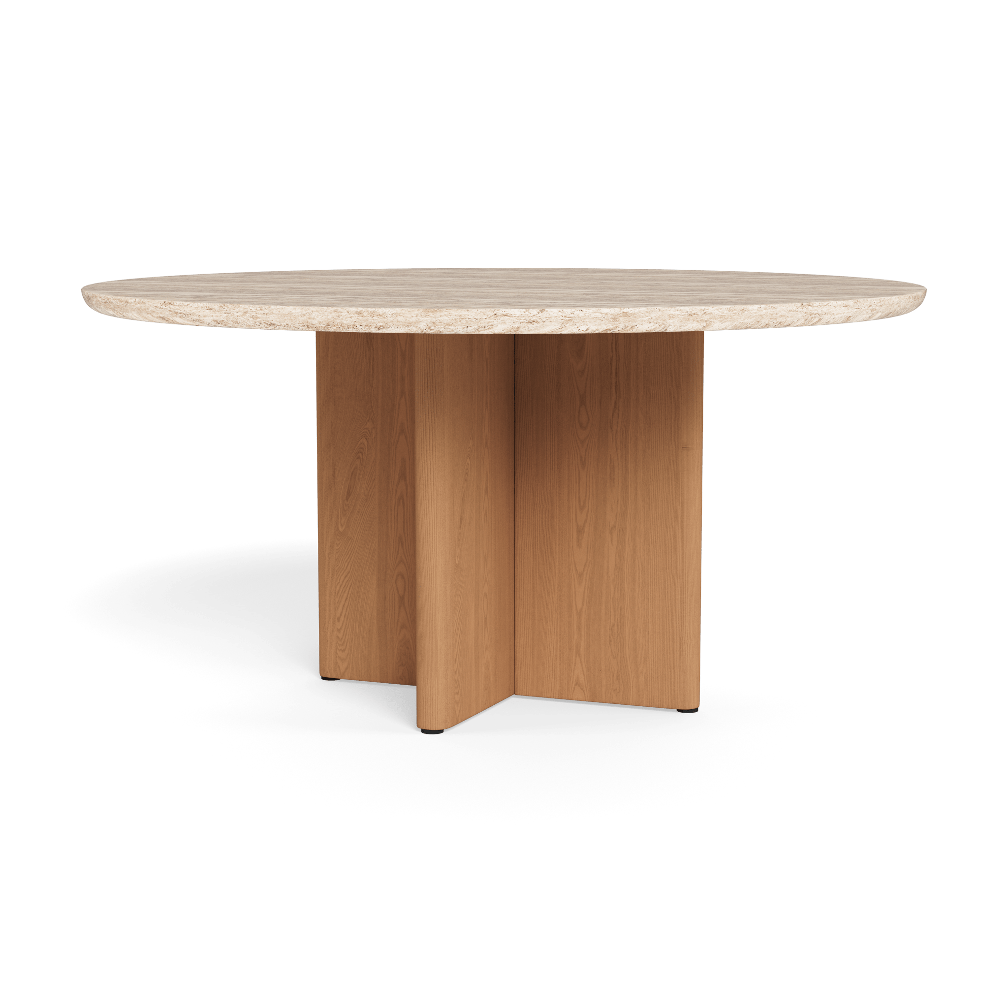 Victoria Teak Round Dining Table 1500