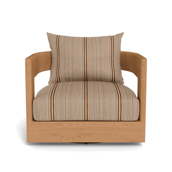 Victoria Teak Swivel Lounge Chair | Teak Natural, Bateau Teak,