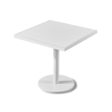 Vienna 30" Square Bistro Table | Aluminum White, HPCL White,