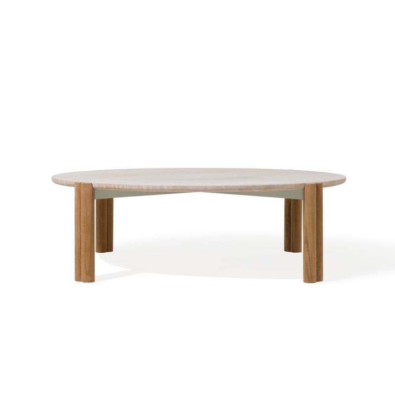 Cove Teak Round Coffee Table – HARBOUR