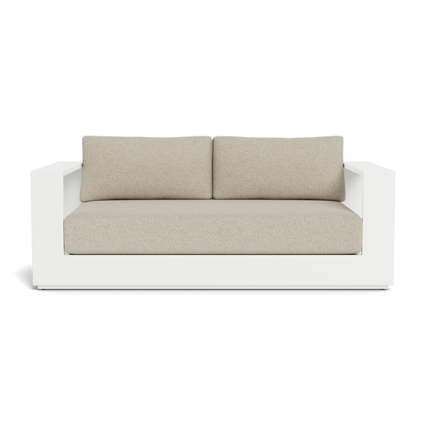 Hayman 2 Seat Sofa | Aluminum White, Siesta Taupe, Batyline White