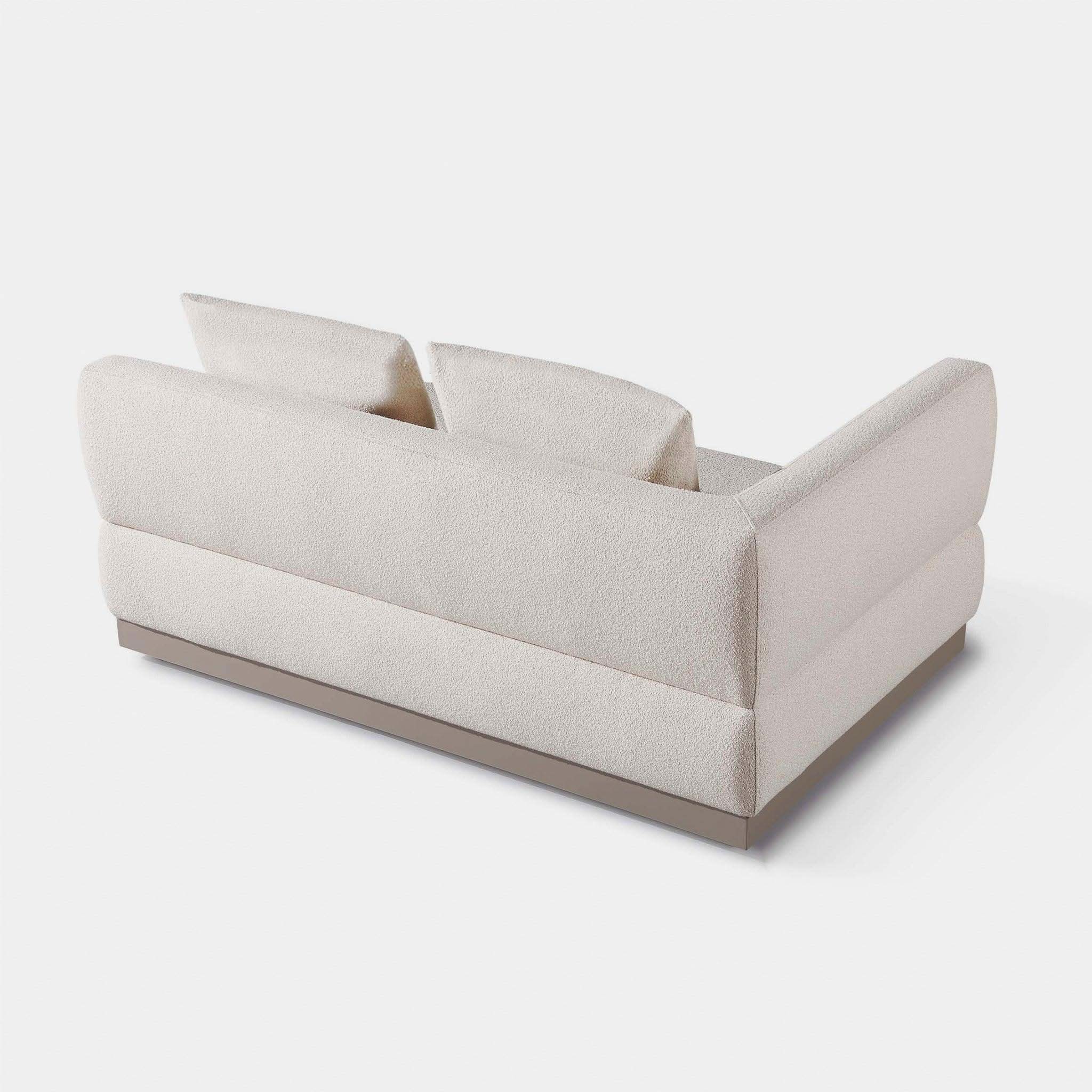 Amalfi 2 Seat 1 Arm Left | Aluminum Taupe, Riviera Sand,