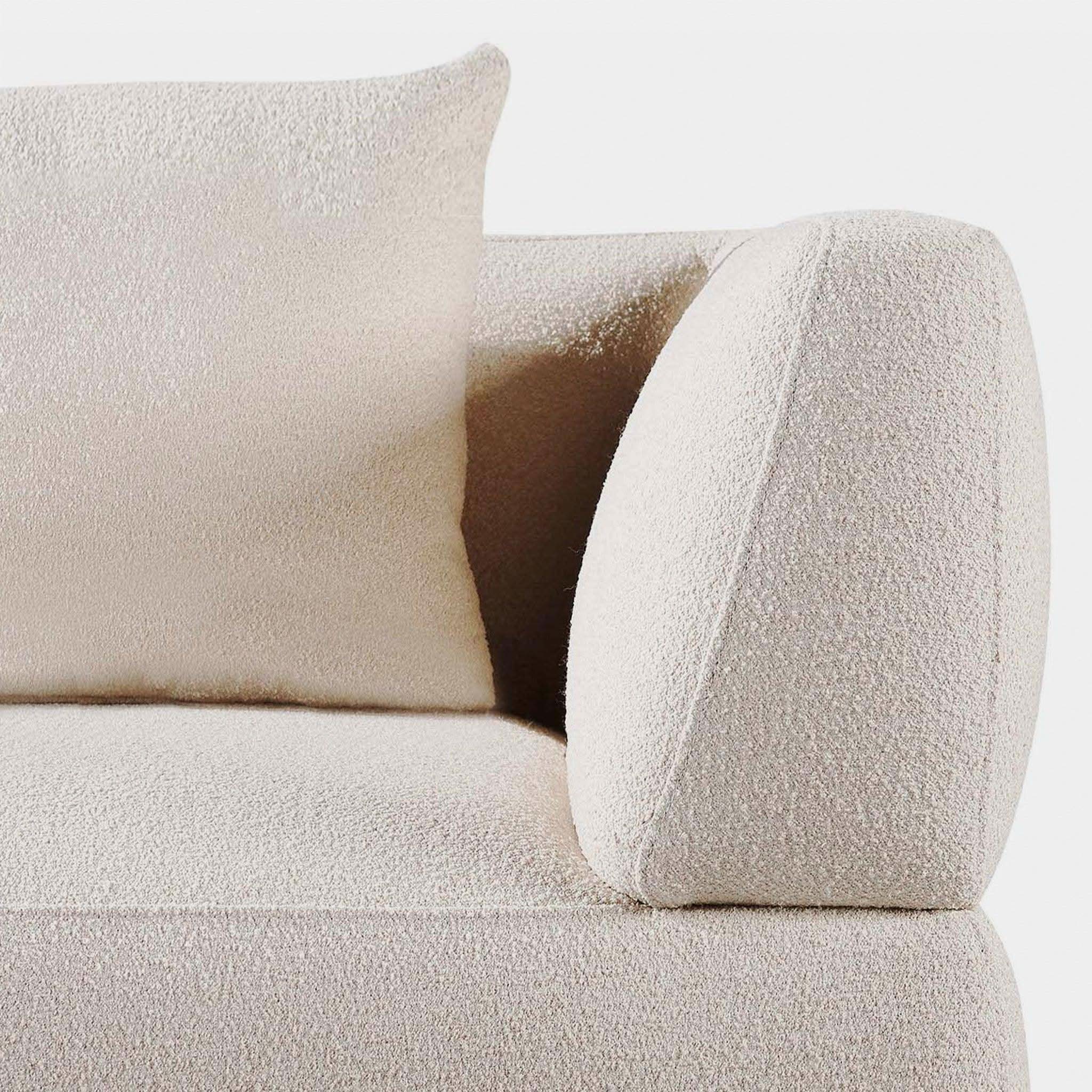 Amalfi 2 Seat 1 Arm Right | Aluminum Taupe, Riviera Sand,