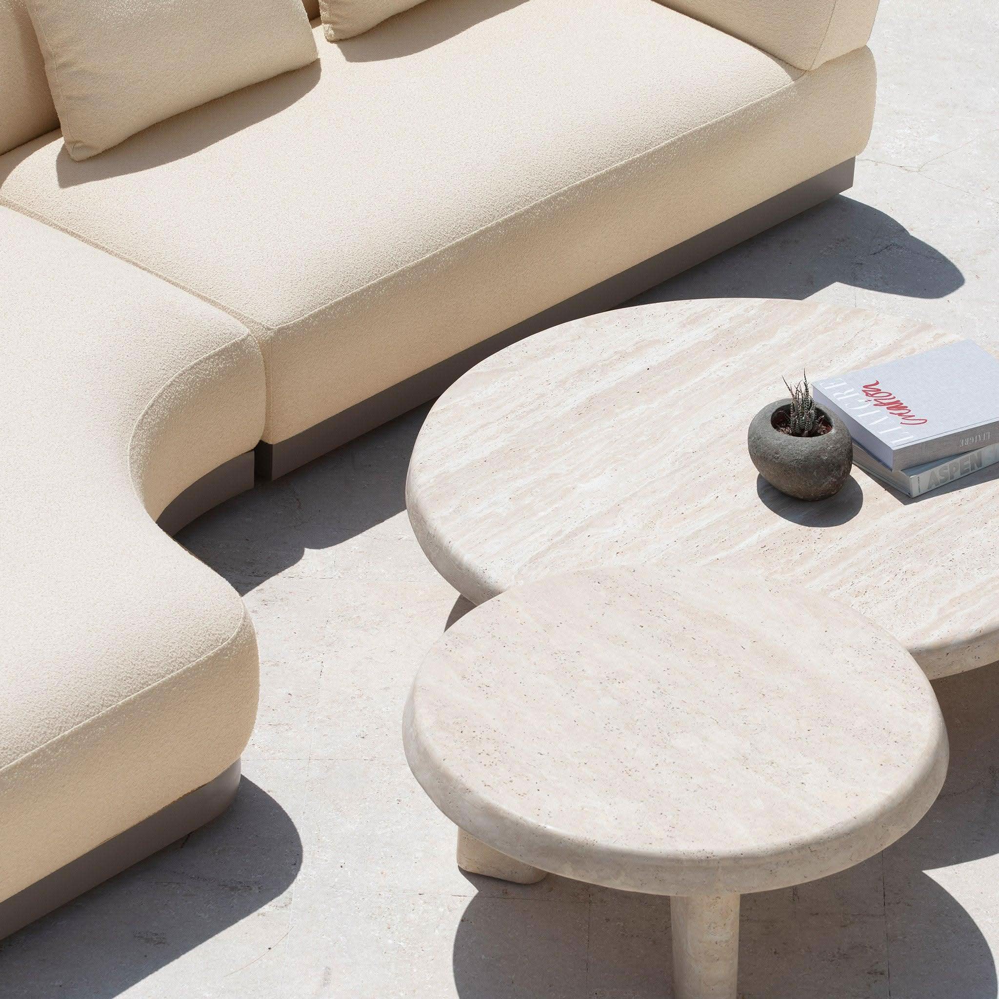 Amalfi 2 Seat 1 Arm Right | Aluminum Taupe, Riviera Sand,