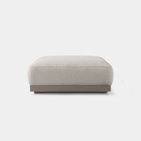 AMALFI OTTOMAN | Aluminum Taupe, Riviera Sand,