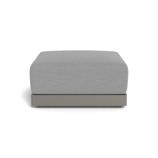 ANTIGUA OTTOMAN | Aluminum Taupe, Lisos Piedra,