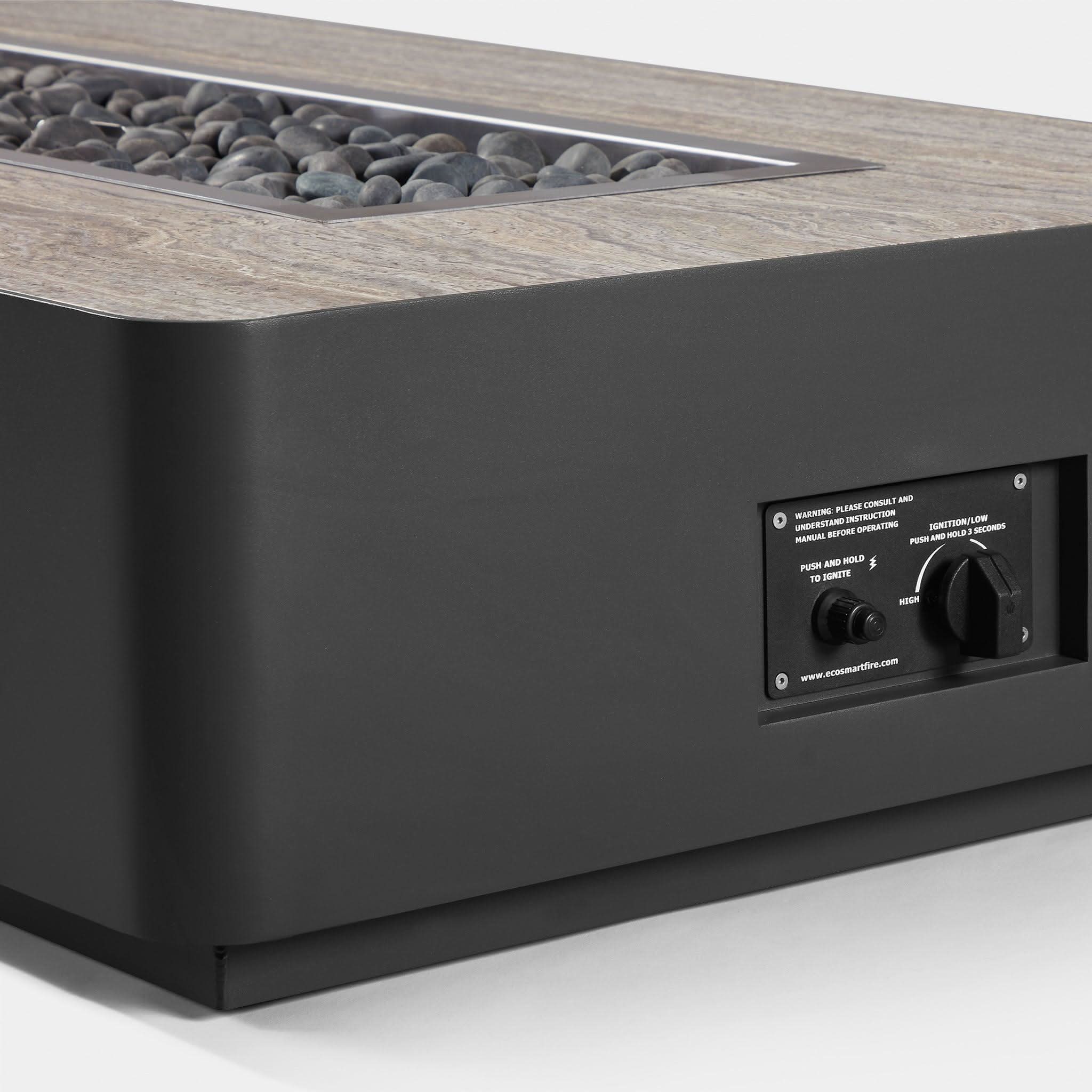 Τραπέζι φωτιάς ορθογώνιο Antigua