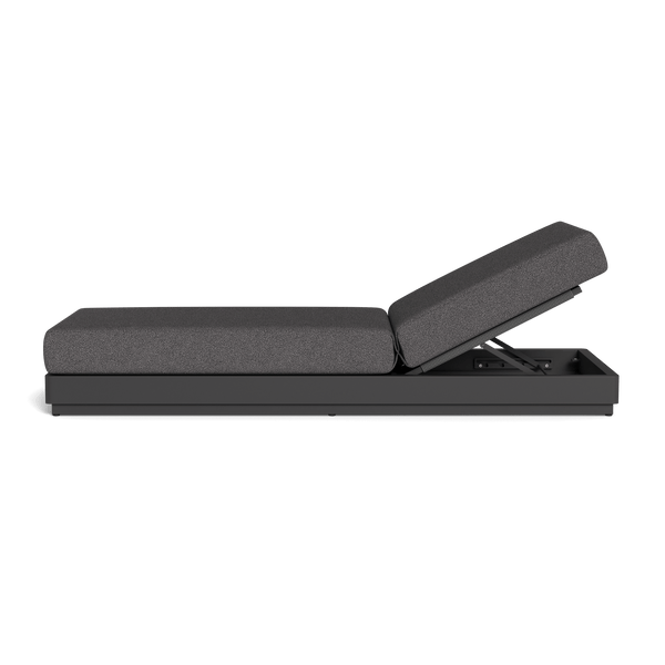 Antigua Sun Lounge | Aluminum Asteroid, Riviera Slate, Rope Dark Grey
