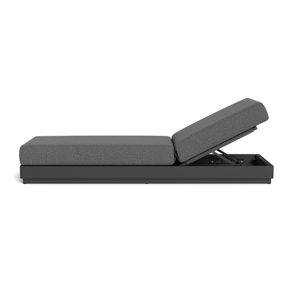 Antigua Sun Lounge | Aluminum Asteroid, Siesta Slate, Rope Dark Grey