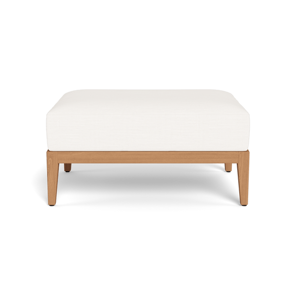 Avalon Ottoman | Teak Natural, Panama Blanco,