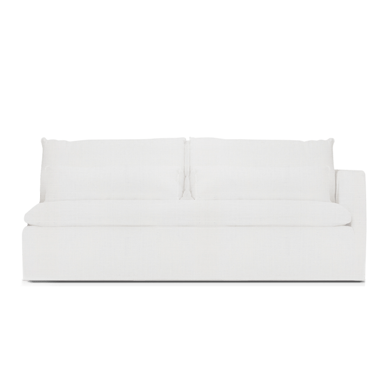 Bondi 2 Seat 1 Arm Sofa Right | Harbour Belgian Linen White, ,