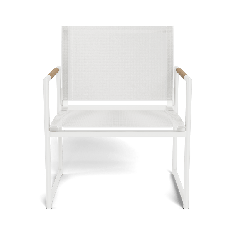 Breeze Club Chair | Aluminum White, Batyline White,