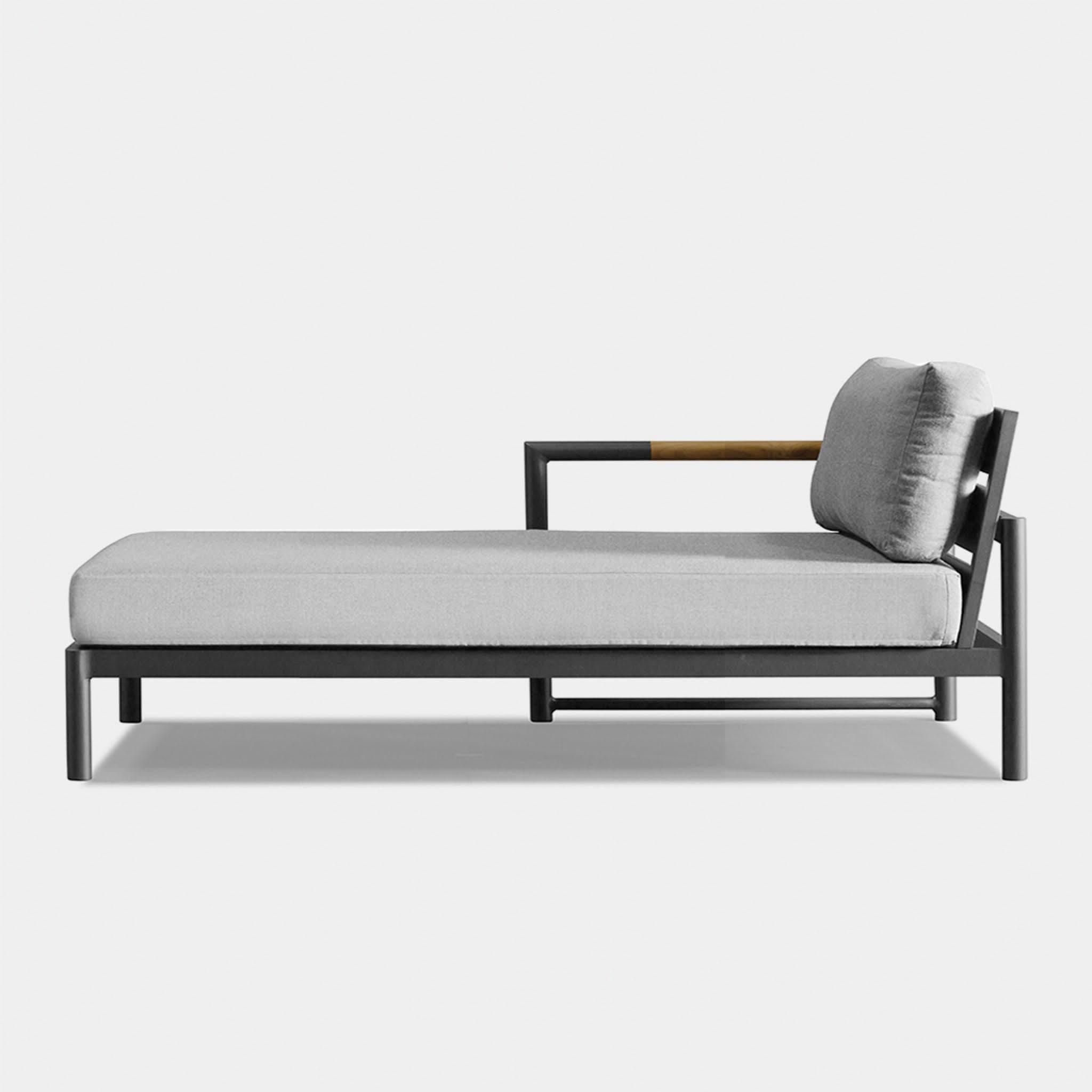 Breeze Xl Aluminum Chaise Left