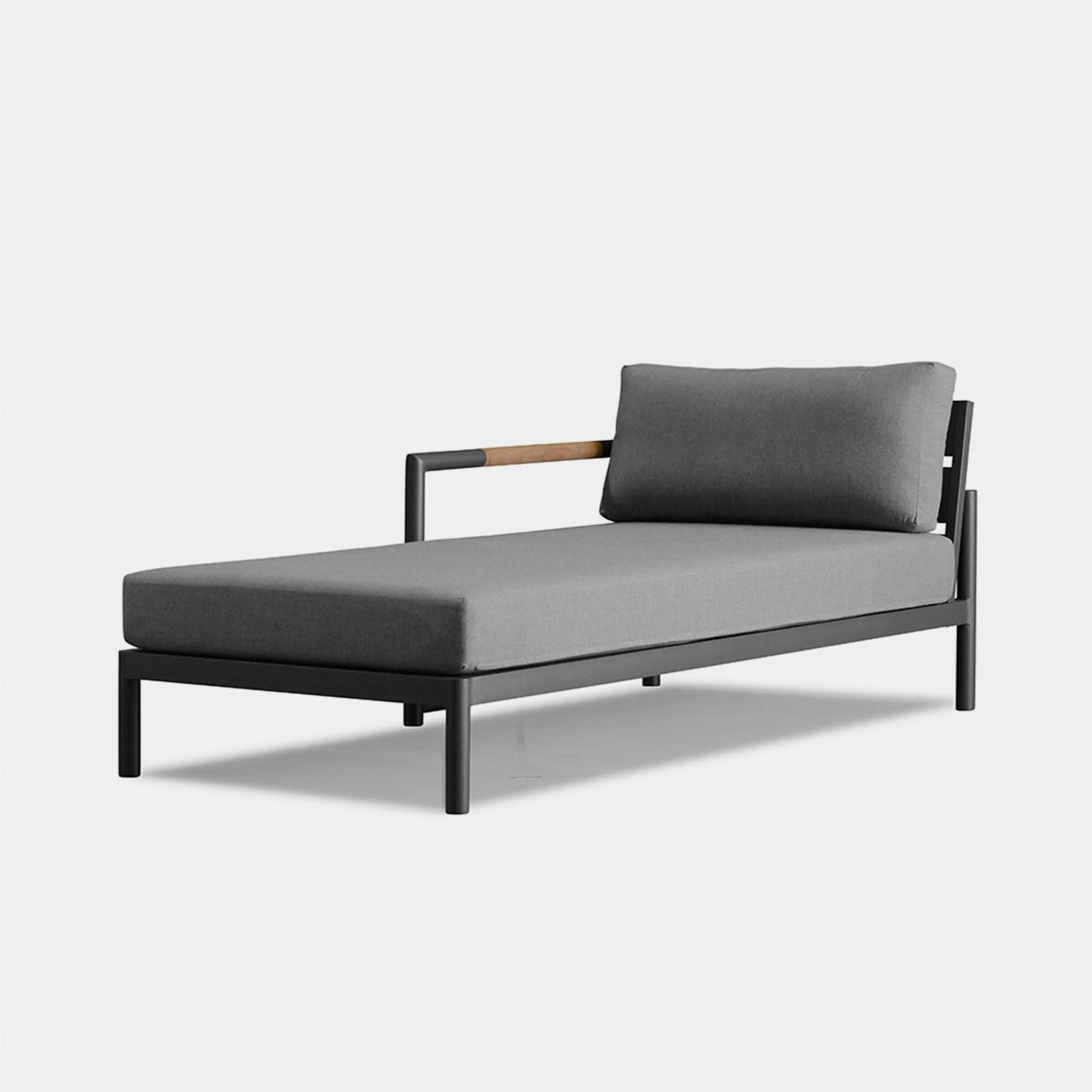 Breeze Xl Aluminum Chaise Left