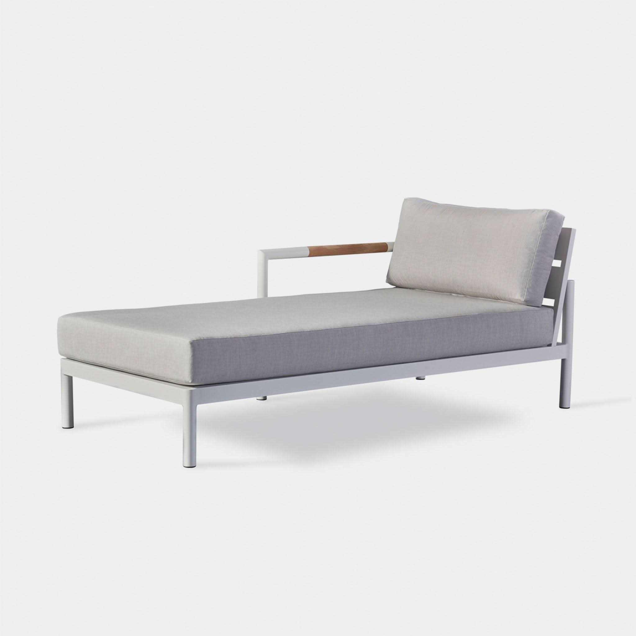 Breeze Xl Aluminum Chaise Left