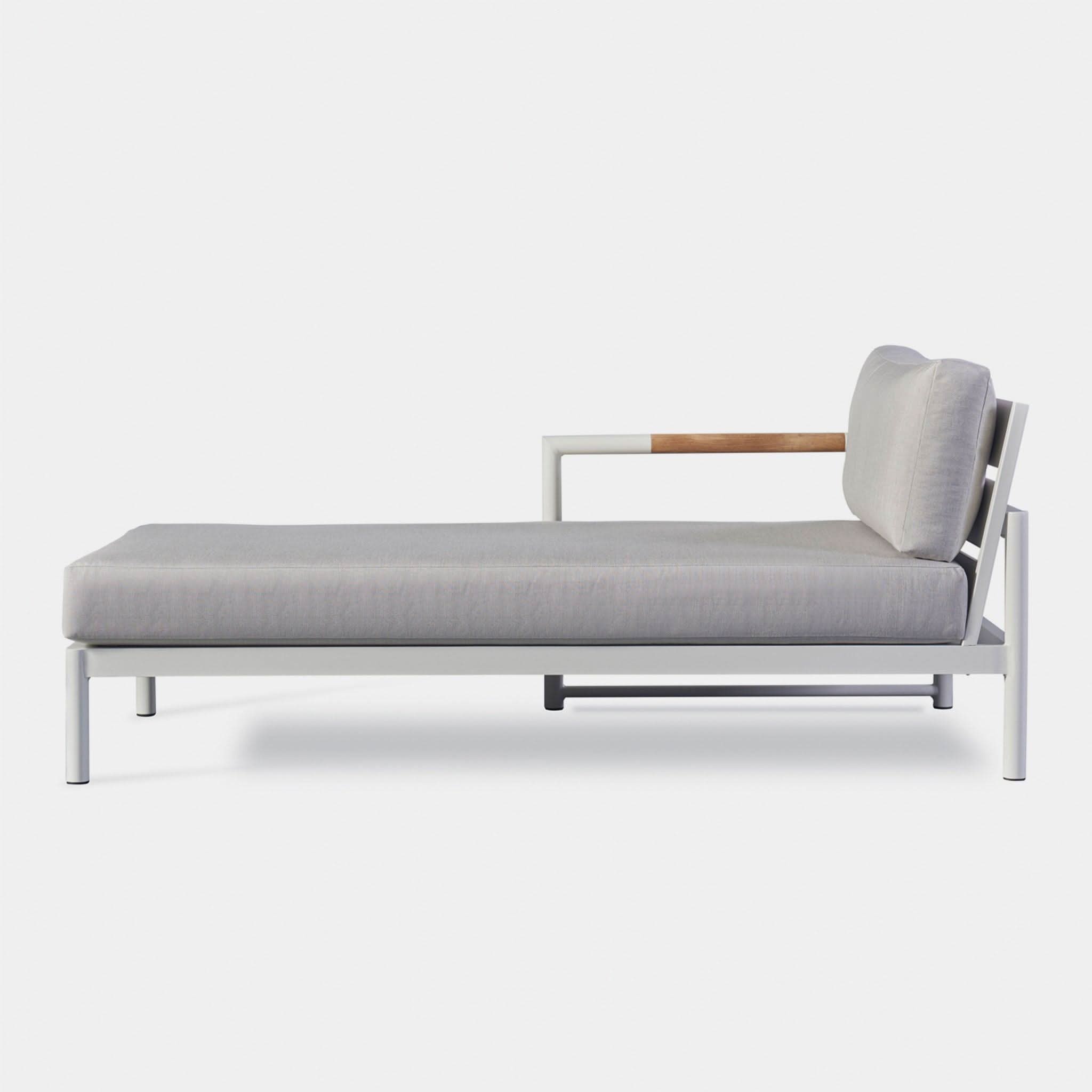 Breeze Xl Aluminum Chaise Left