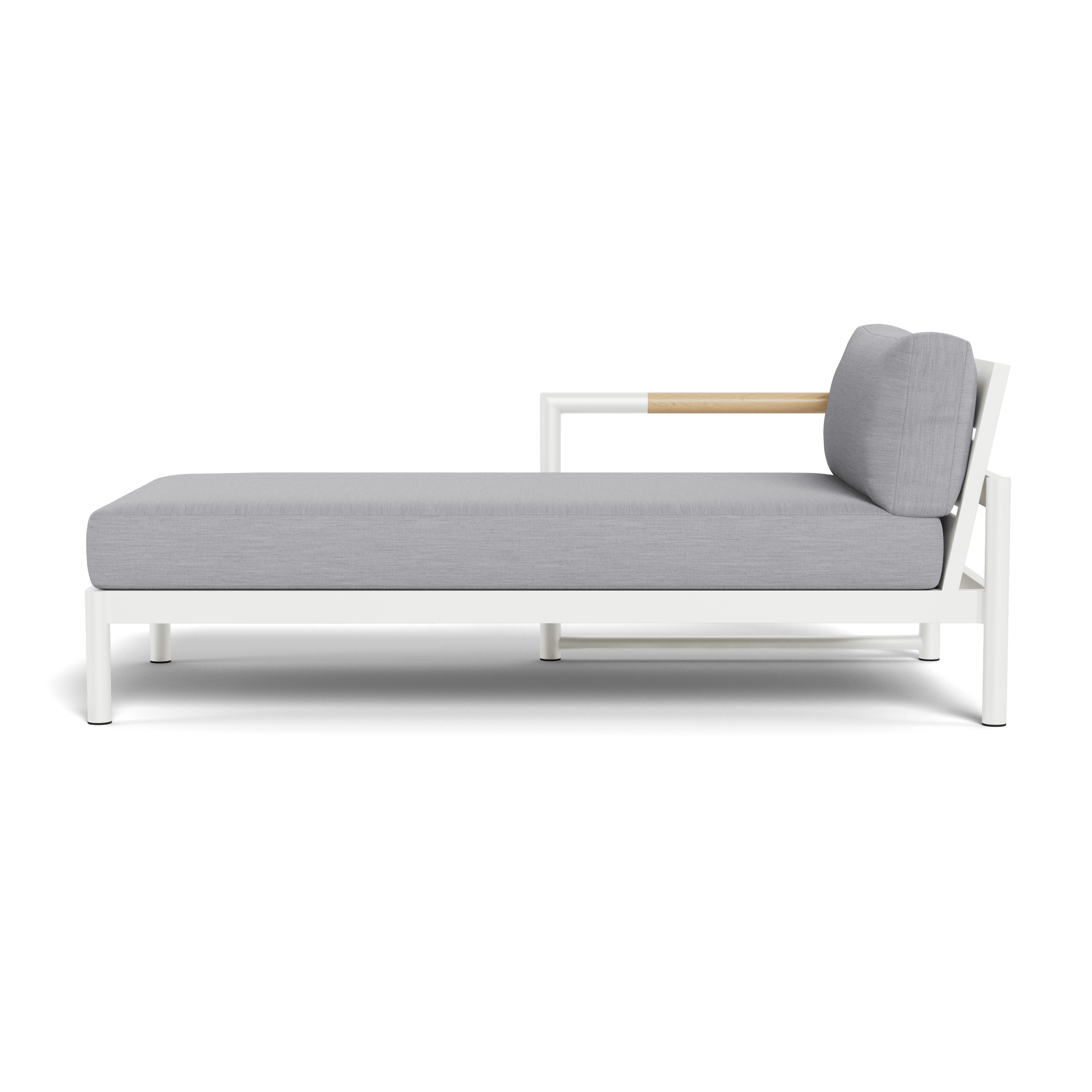 Breeze Xl Aluminum Chaise Left