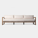 Breeze Xl Teak 3 Seat Sofa | Teak Natural, Panama Blanco,