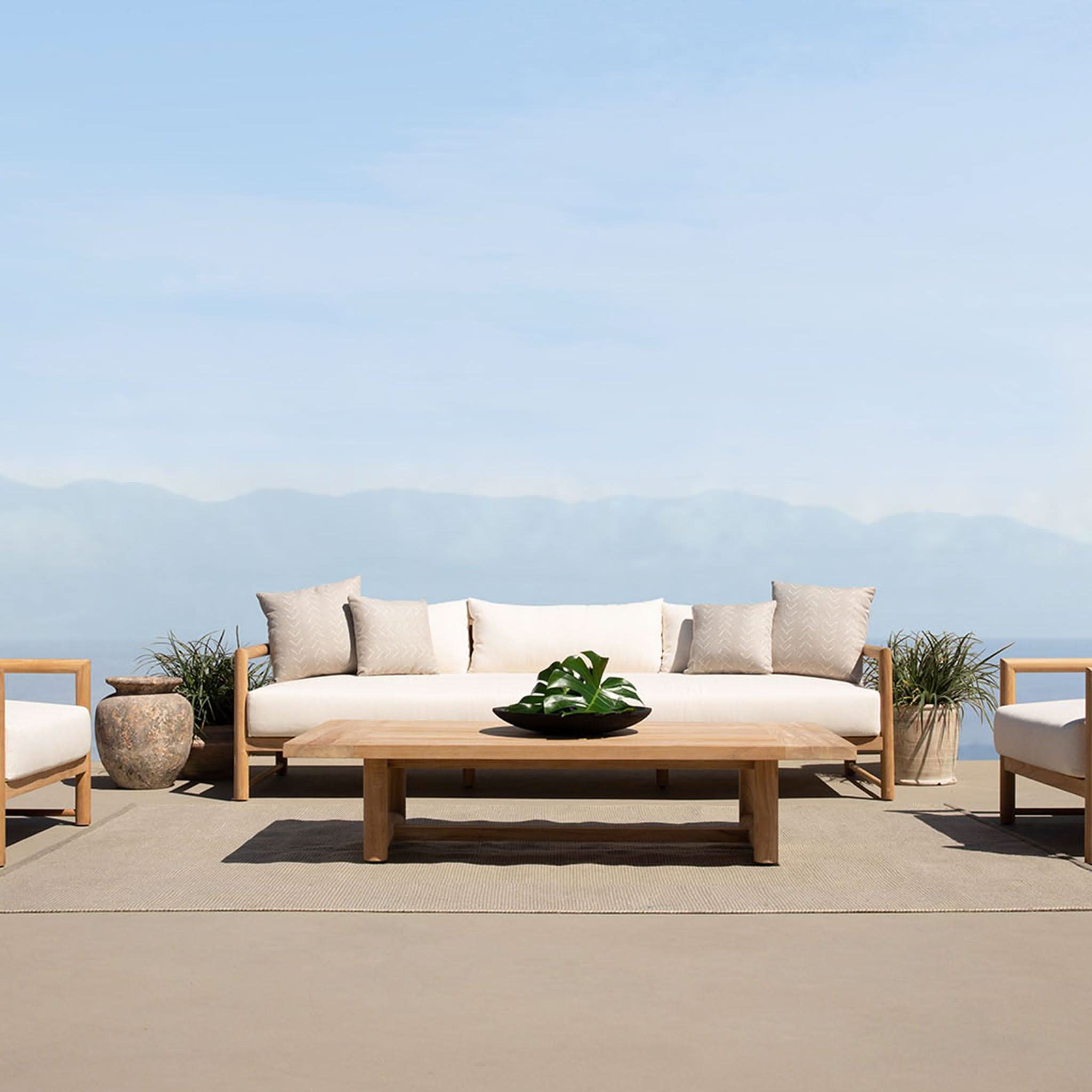 Καναπές Breeze XL από Teak 3 θέσεων