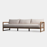 Breeze Xl Teak 3 Seat Sofa | Teak Natural, Panama Blanco,