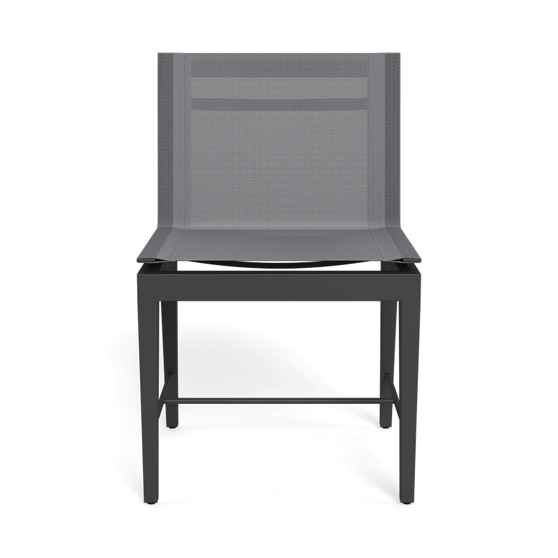 Byron Aluminum Dining Chair | Aluminum Asteroid, Batyline Silver,