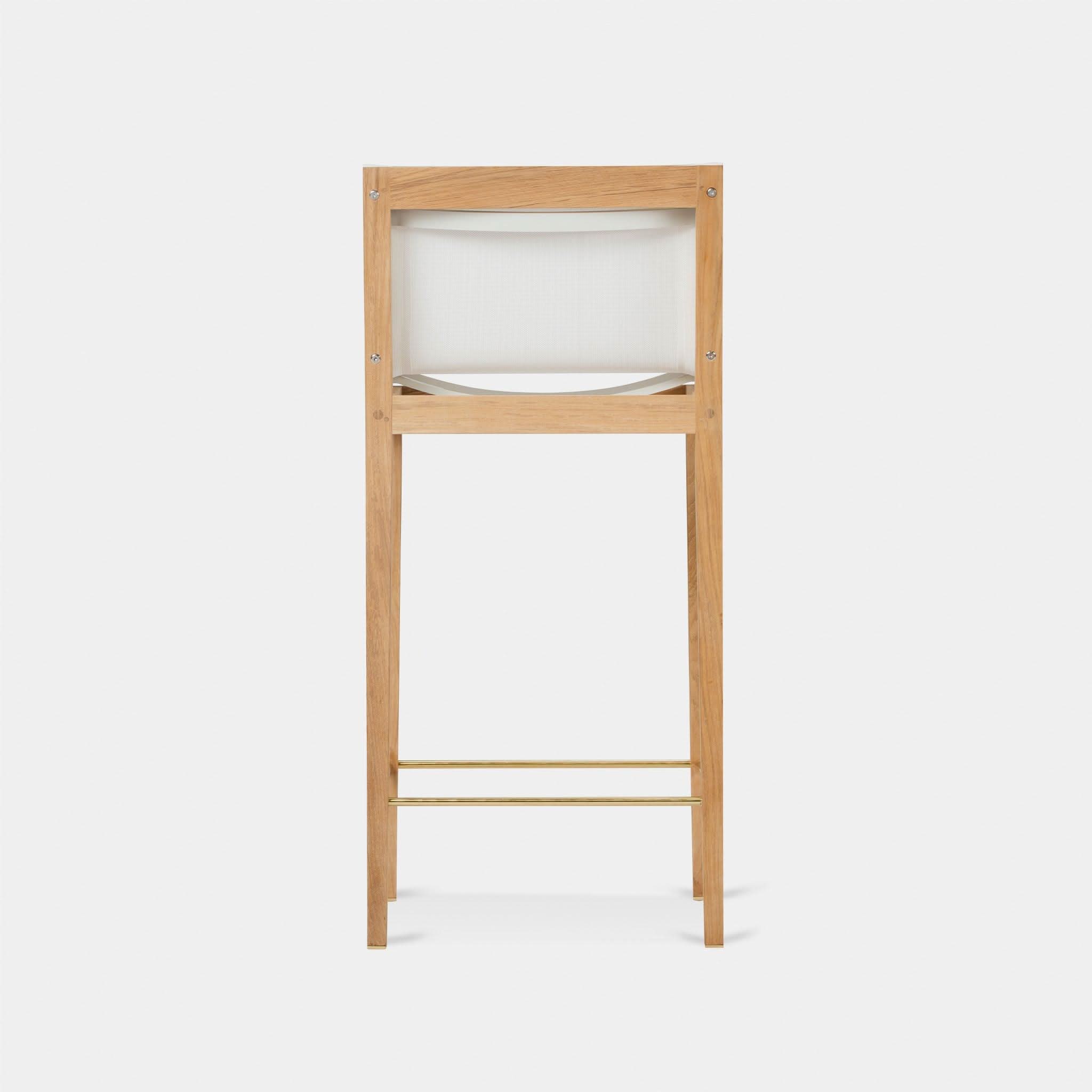 Byron Teak Counter Stool
