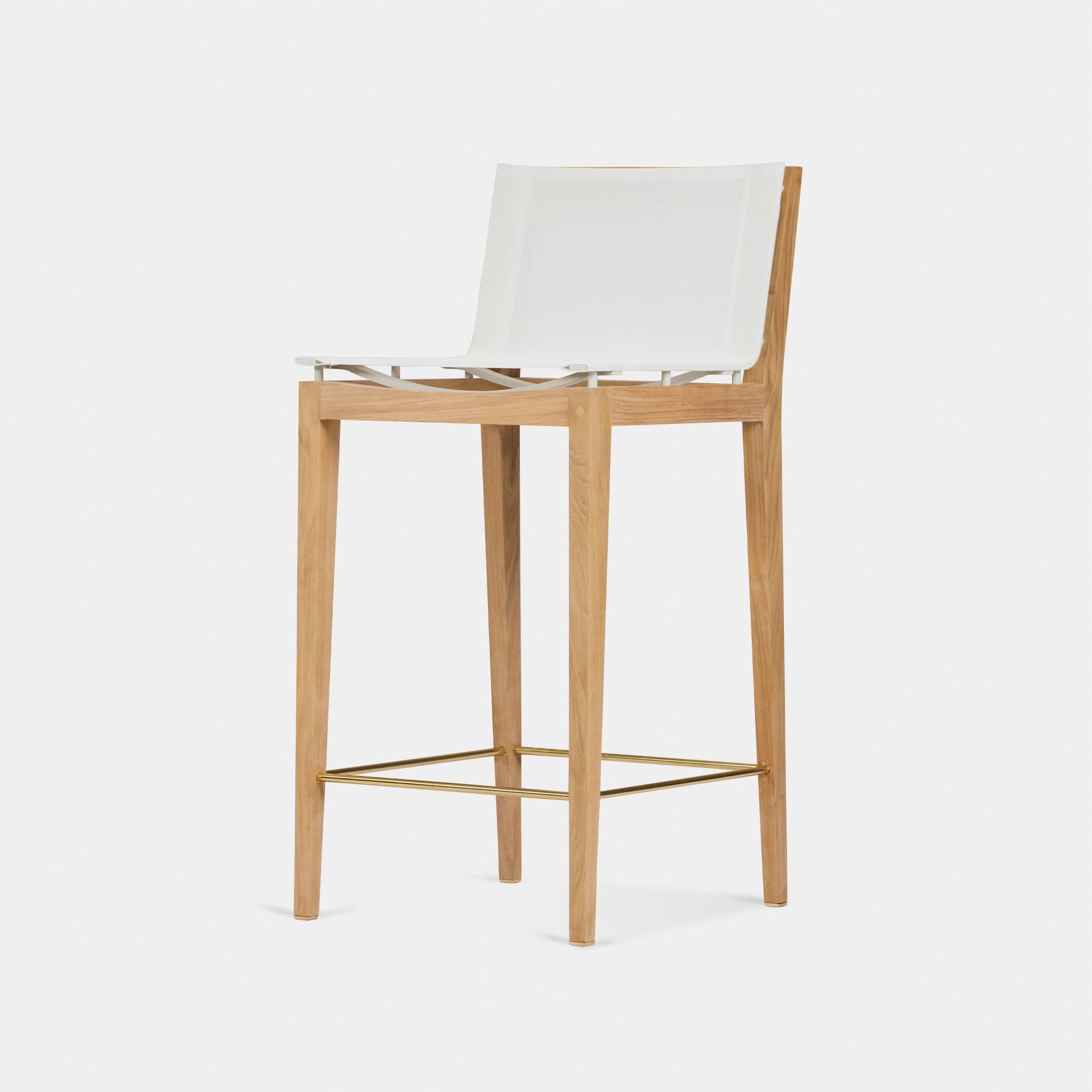 Byron Teak Counter Stool