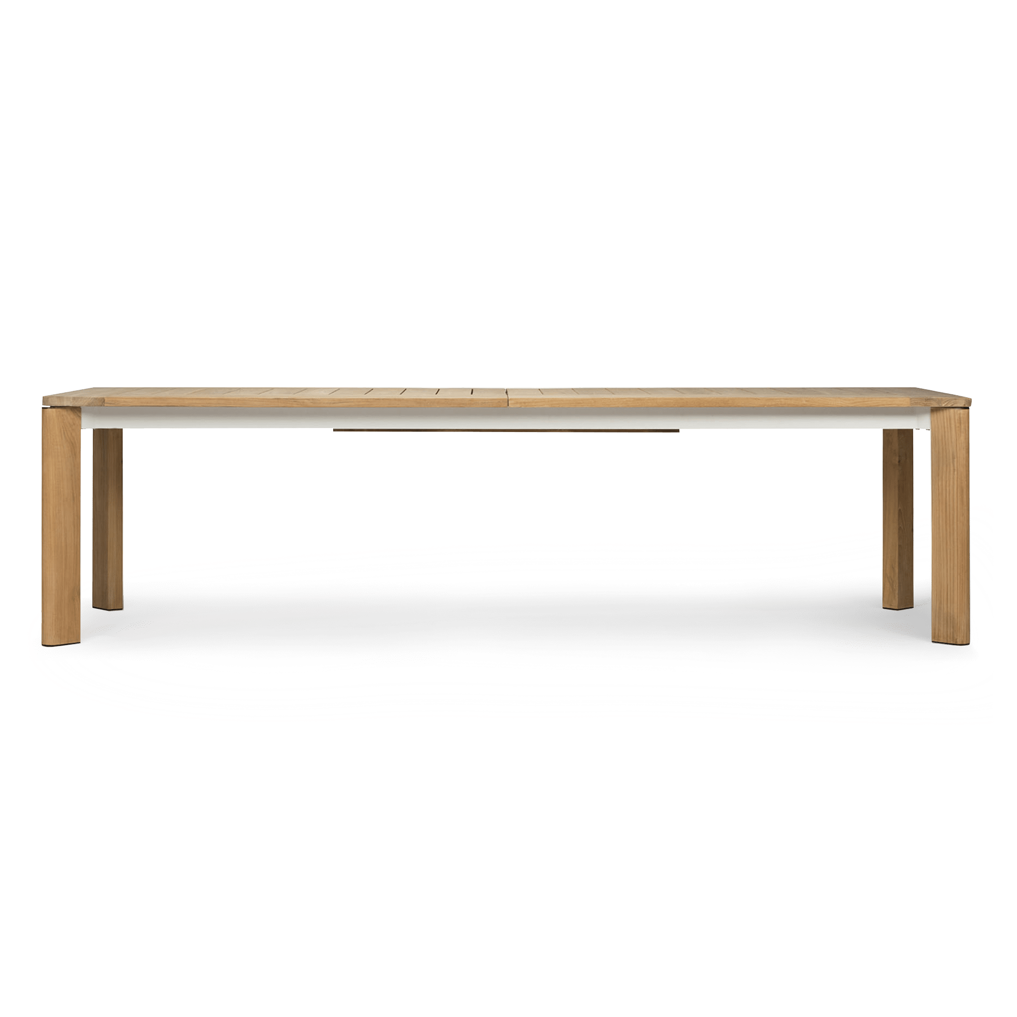 Τραπεζαρία Byron Teak με επέκταση από τικ