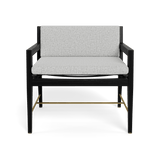 Byron Lounge Chair | Teak Charcoal, Copacabana Sand, Batyline Black