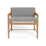 Byron Lounge Chair | Teak Natural, Lisos Piedra, Batyline White