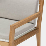 Byron Lounge Chair | Teak Natural, Copacabana Sand, Batyline White