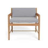 Byron Lounge Chair | Teak Natural, Panama Cloud, Batyline White