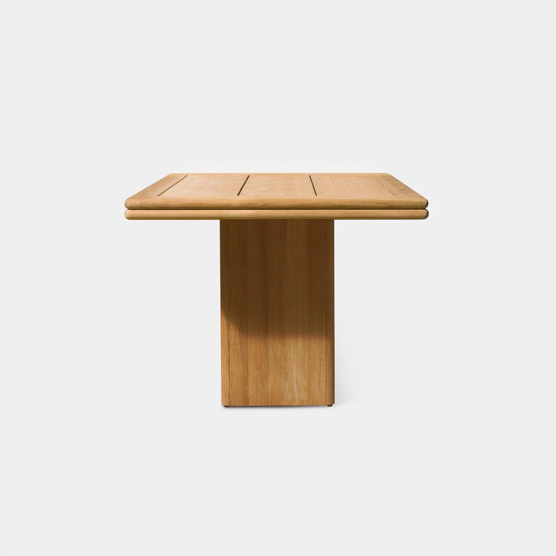 Collins Rectangle Dining Table | Sealed Teak Natural, ,