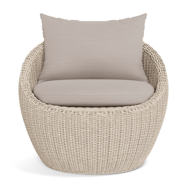 Cordoba Lounge Chair | Twisted Wicker Oyster, Panama Marble,