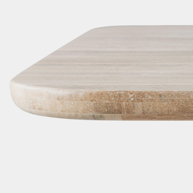 Ford Square Dining Table 67" | Travertine Silver, ,